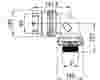 Compressed air tubes fittings and valves elbows technical drawing 17| piping system  | OMI