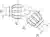 Compressed air tubes fittings and valves elbows technical drawing 8| piping system  | OMI