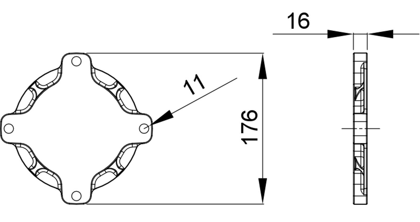 Compressed air tubes fittings and valves caps technical drawing 4| piping system | OMI