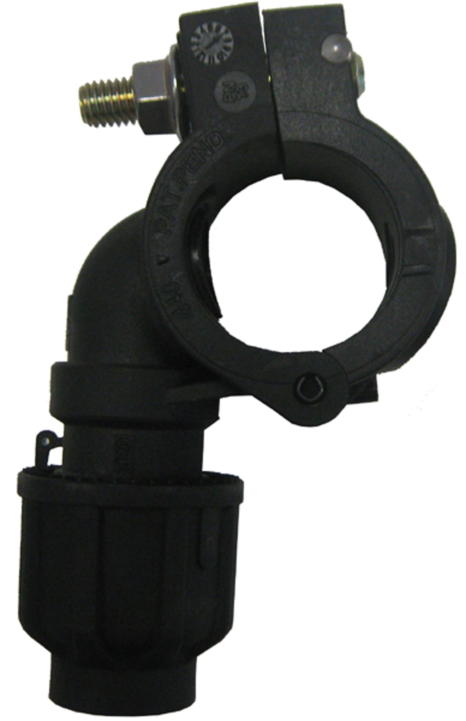 Compressed air tubes fittings and valves drops product image 1 on white background| piping system | OMI