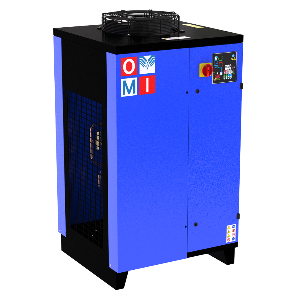 Refrigeration air dryers easy dryers product image 6 on white  background| compressed air treatment | OMI