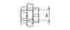 Compressed air tubes fittings and valves brass union socket technical drawing 5| piping system  | OMI