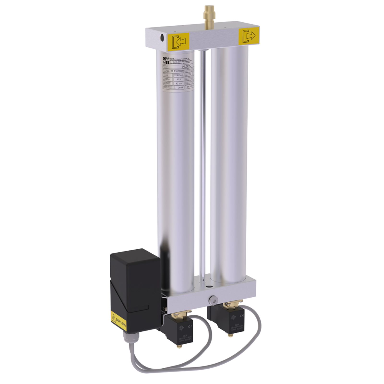 Adsorption air dryers hl series product image 1 on white background| compressed air treatment | OMI