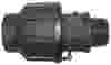 Compressed air tubes fittings and valves sockets product image 4 on white  background| piping system  | OMI