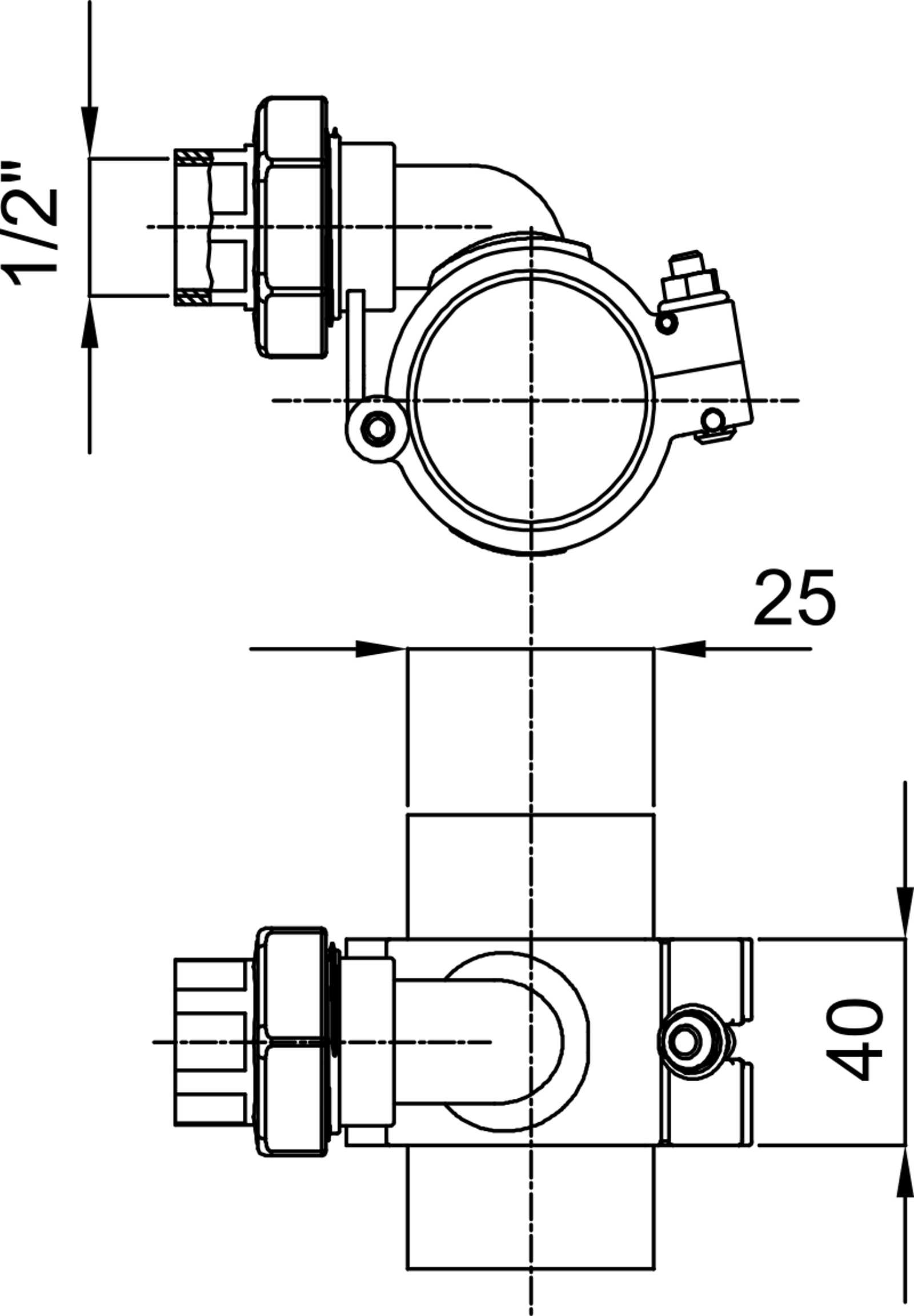 Compressed air tubes fittings and valves drops technical drawing 11| piping system | OMI