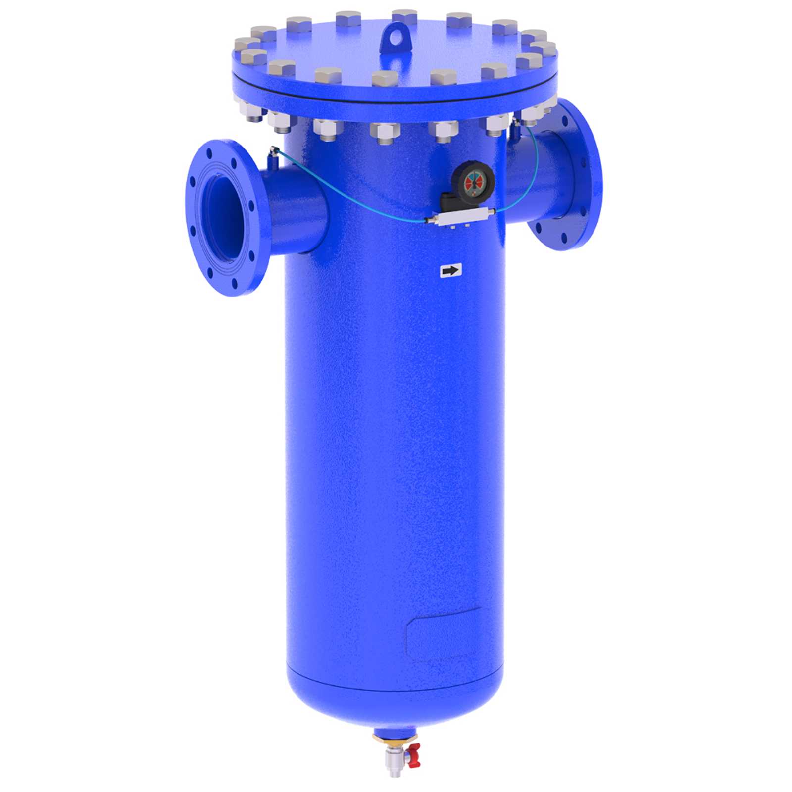Compressed air filters f series product image 2 on white background| compressed air treatment | OMI