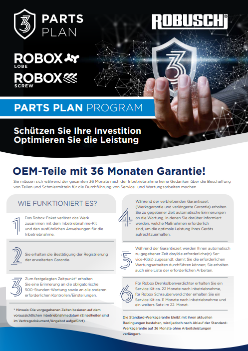 Robox Parts Plan Program for Aftermarket Flyer