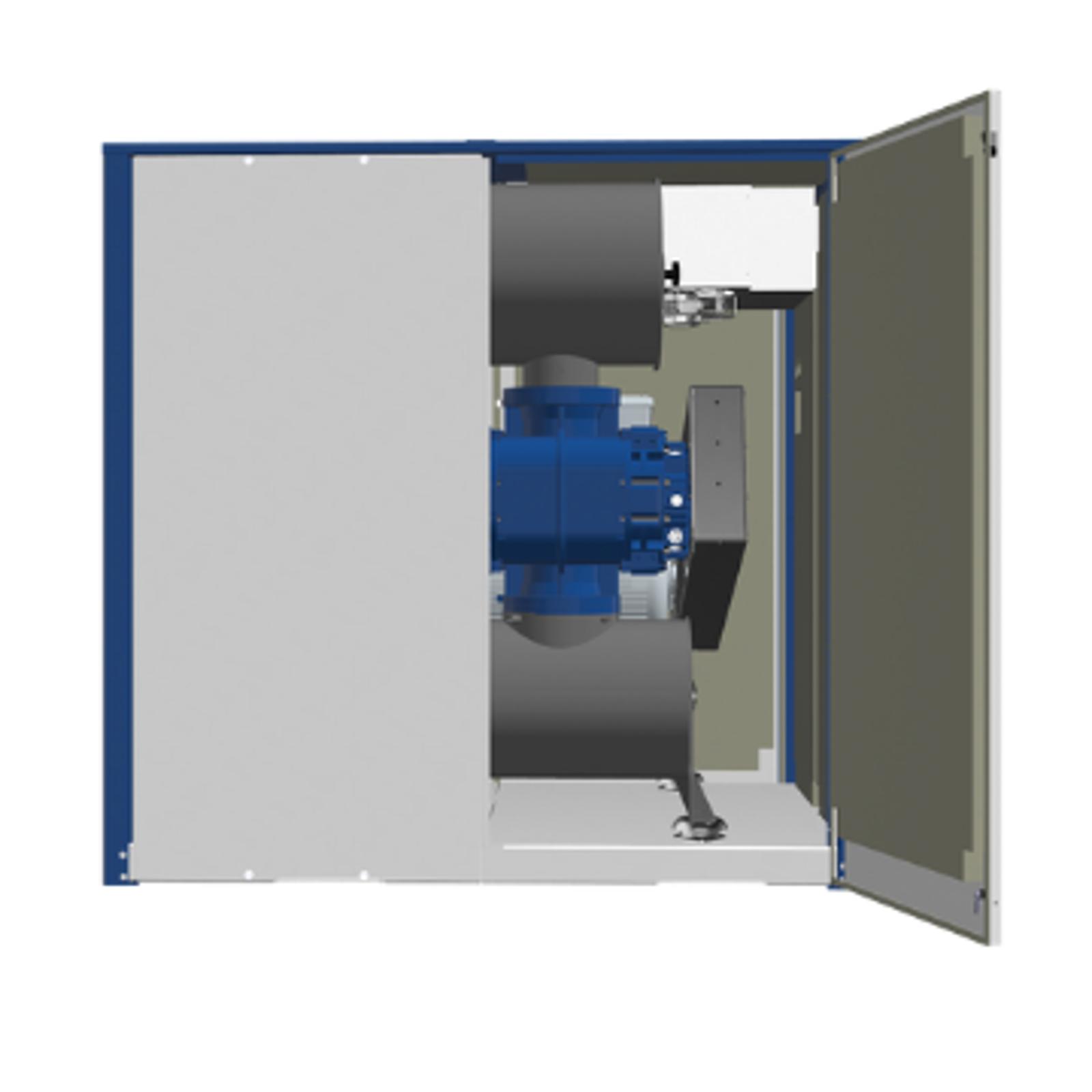 Grupo soplante Robox fácil de mover