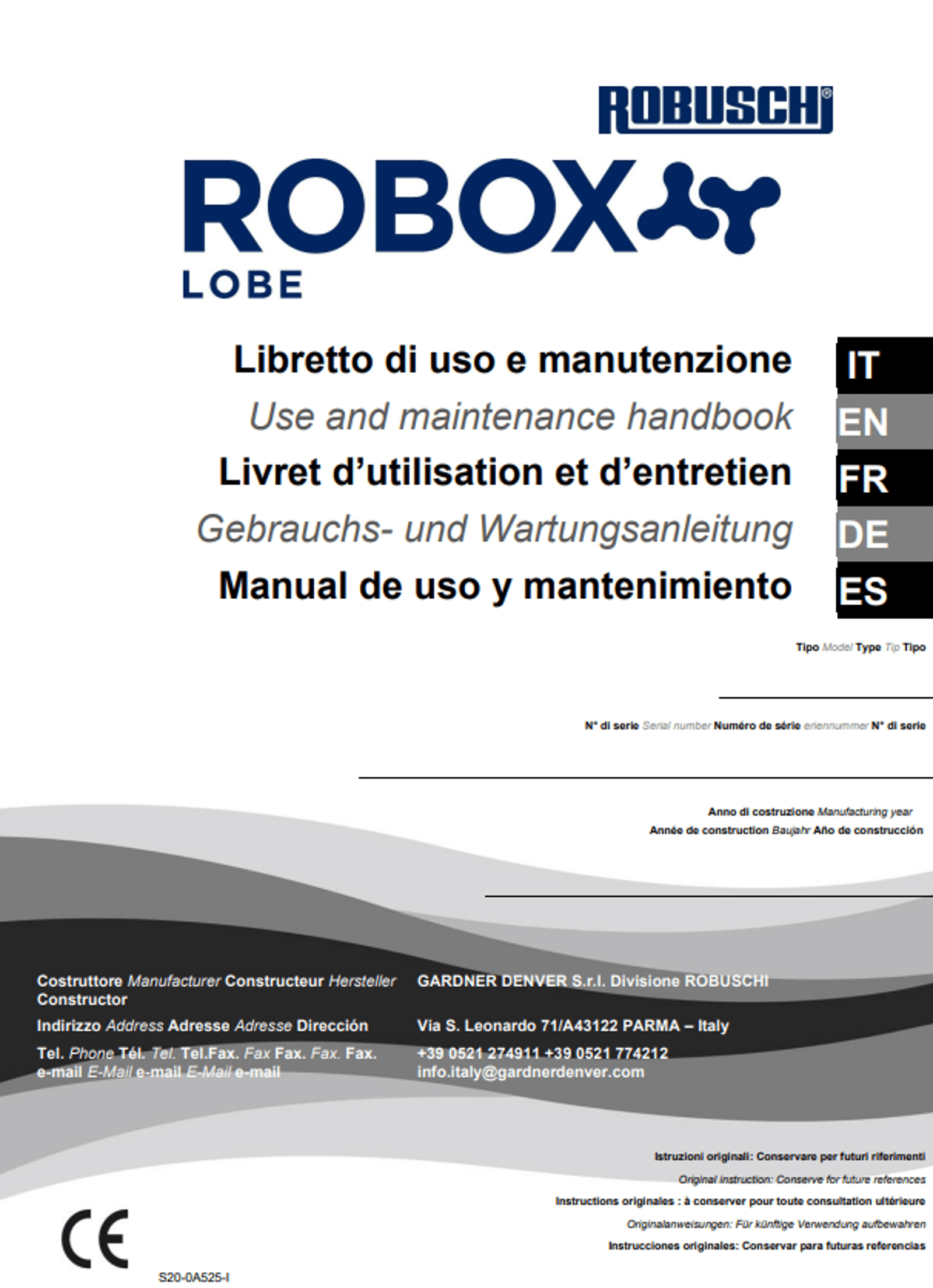 Manuale Robox Lobe