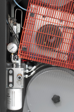 Sistema di lubrificazione gruppo compressore a vite a bassa pressione