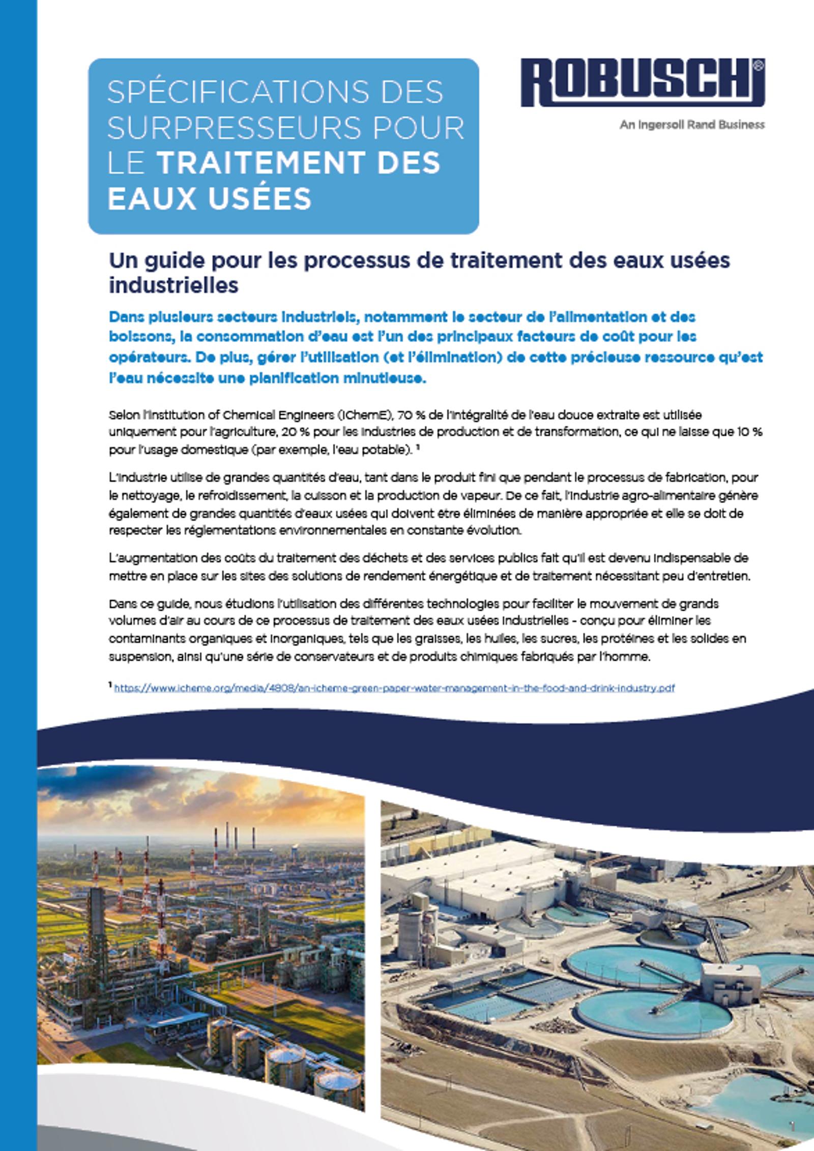 Industrial WWT brochure image