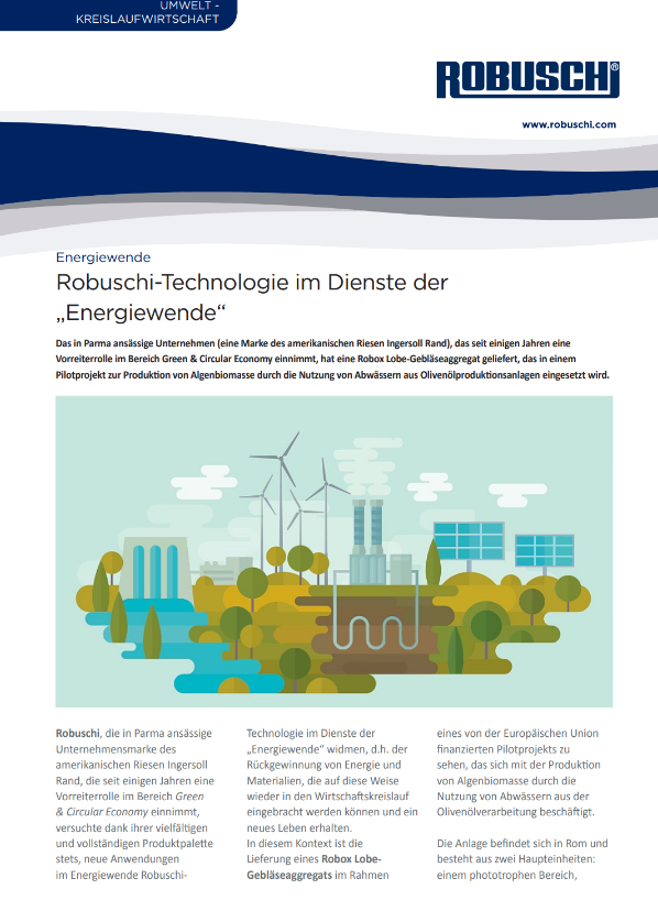 Robuschi Blower Supports Energy Transition Case Study
