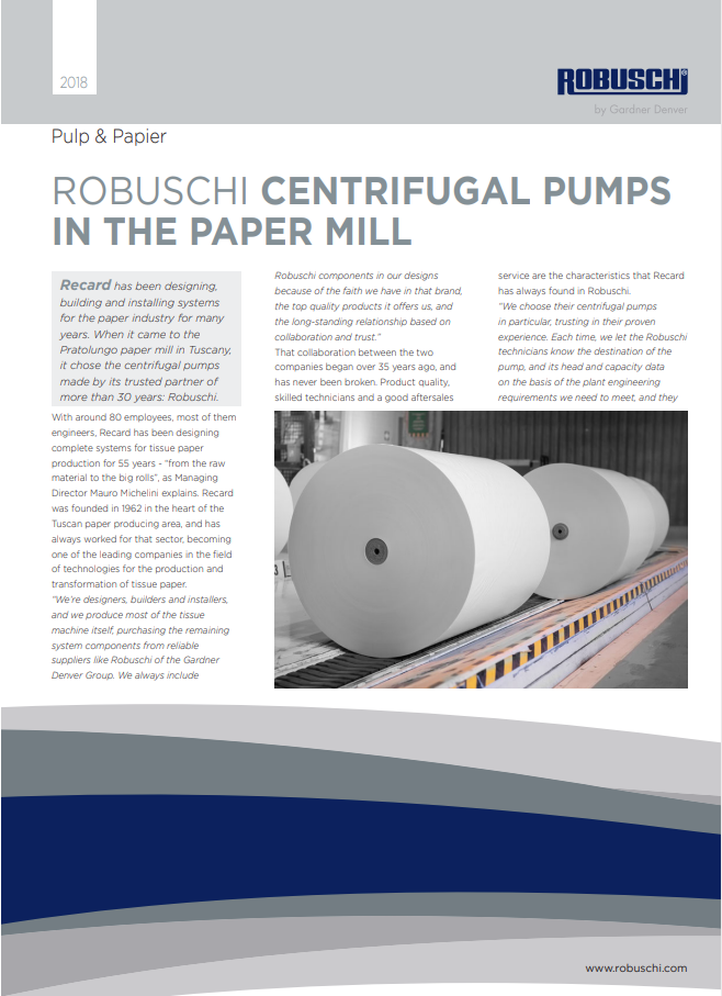 Robuschi Centrifugal Pumps in the Paper Mill.png