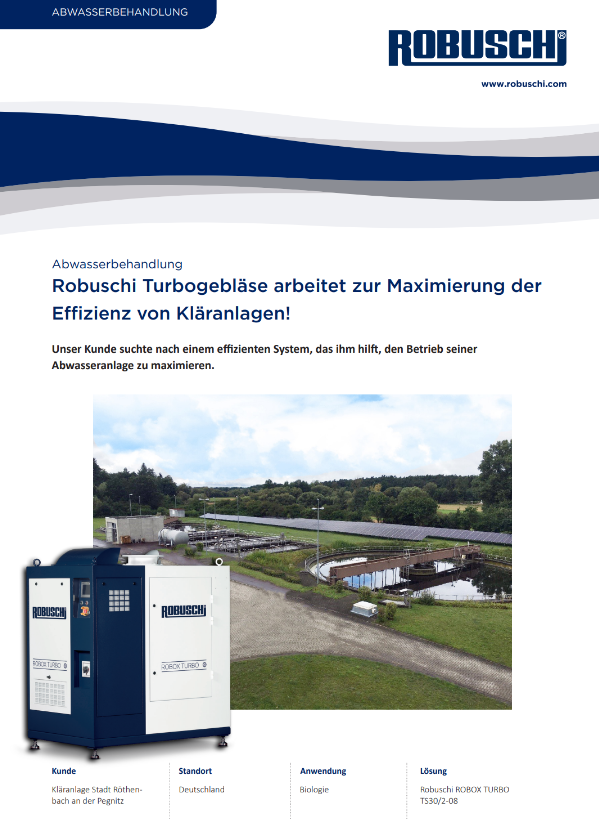 Turbo Blower Boosts WWT Plant Efficiency Case Study