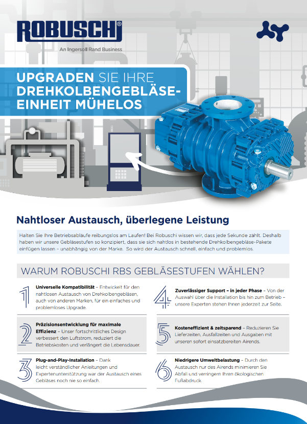Upgrade Your Lobe Blower Unit with Ease Flyer