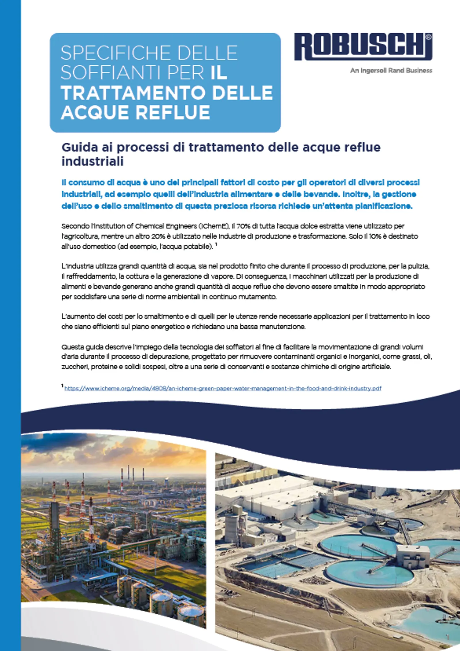 Industrial WWT brochure image