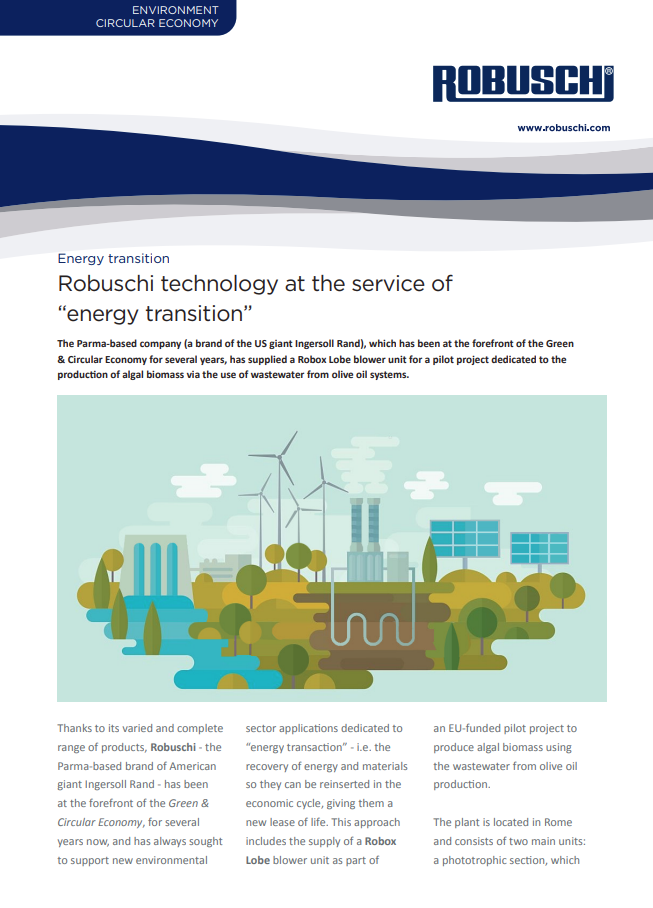 Robuschi Blower Supports Energy Transition Case Study