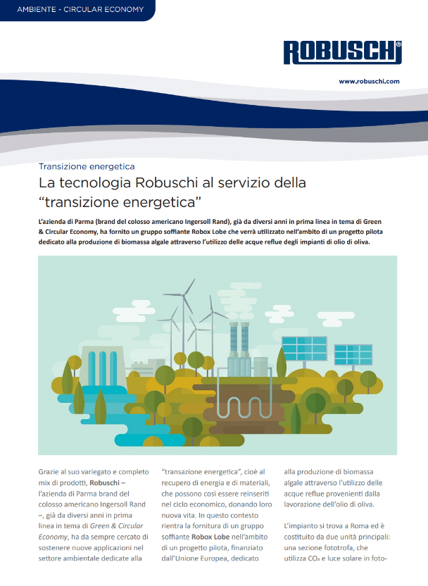Robuschi Blower Supports Energy Transition Case Study