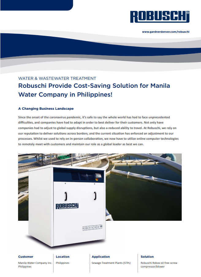 Cost-Saving Solution for Manila Water