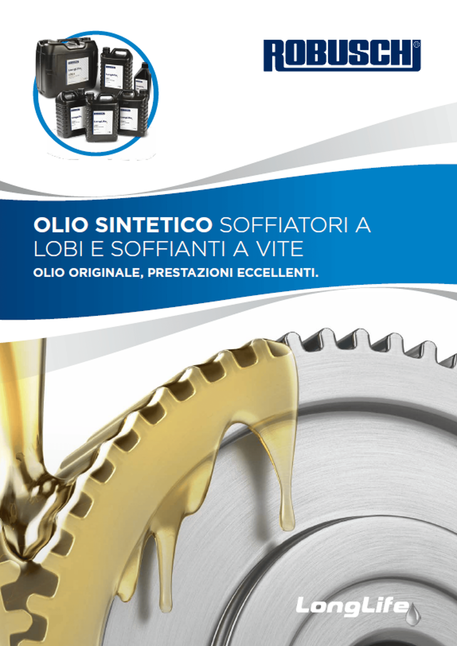 Olio sintetico: Soffiatori a lobi e a vite