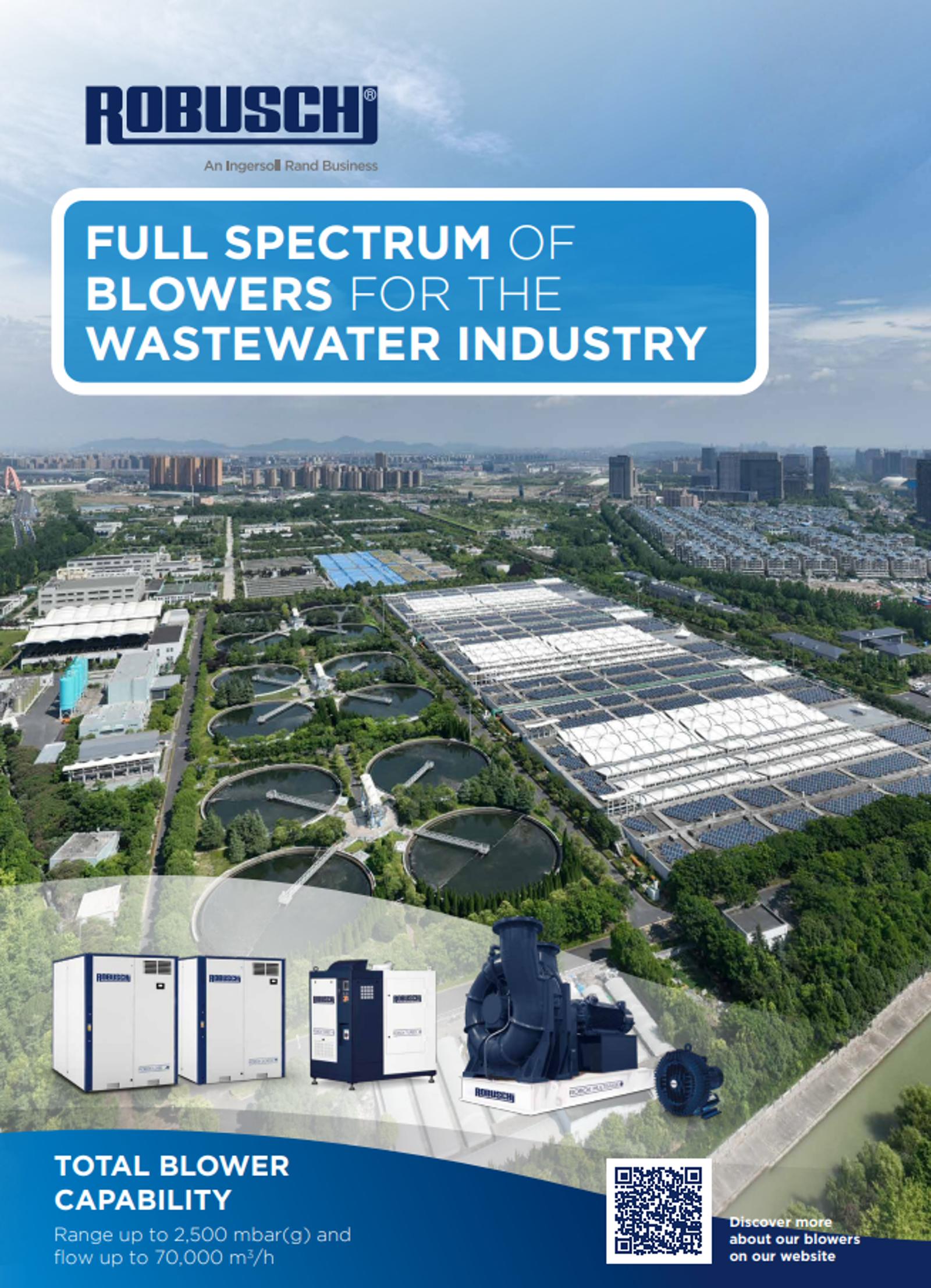 Full Spectrum of Blowers for the Wastewater Industry Flyer