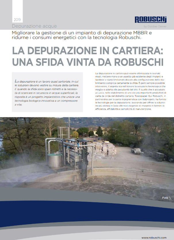 Paper Mill WWT: A Challenge Robuschi Won Case Study