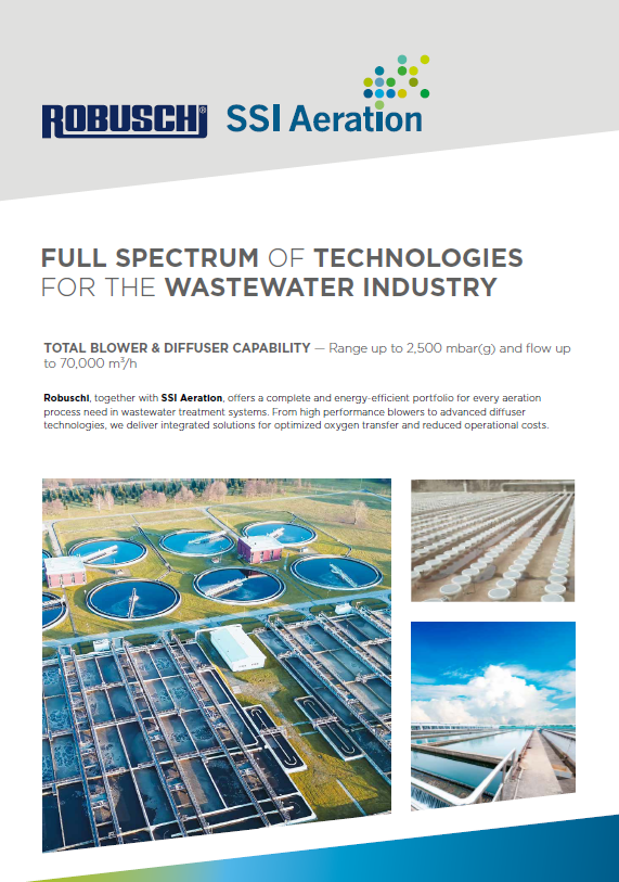 Full Spectrum of Blowers for the Wastewater Industry Flyer