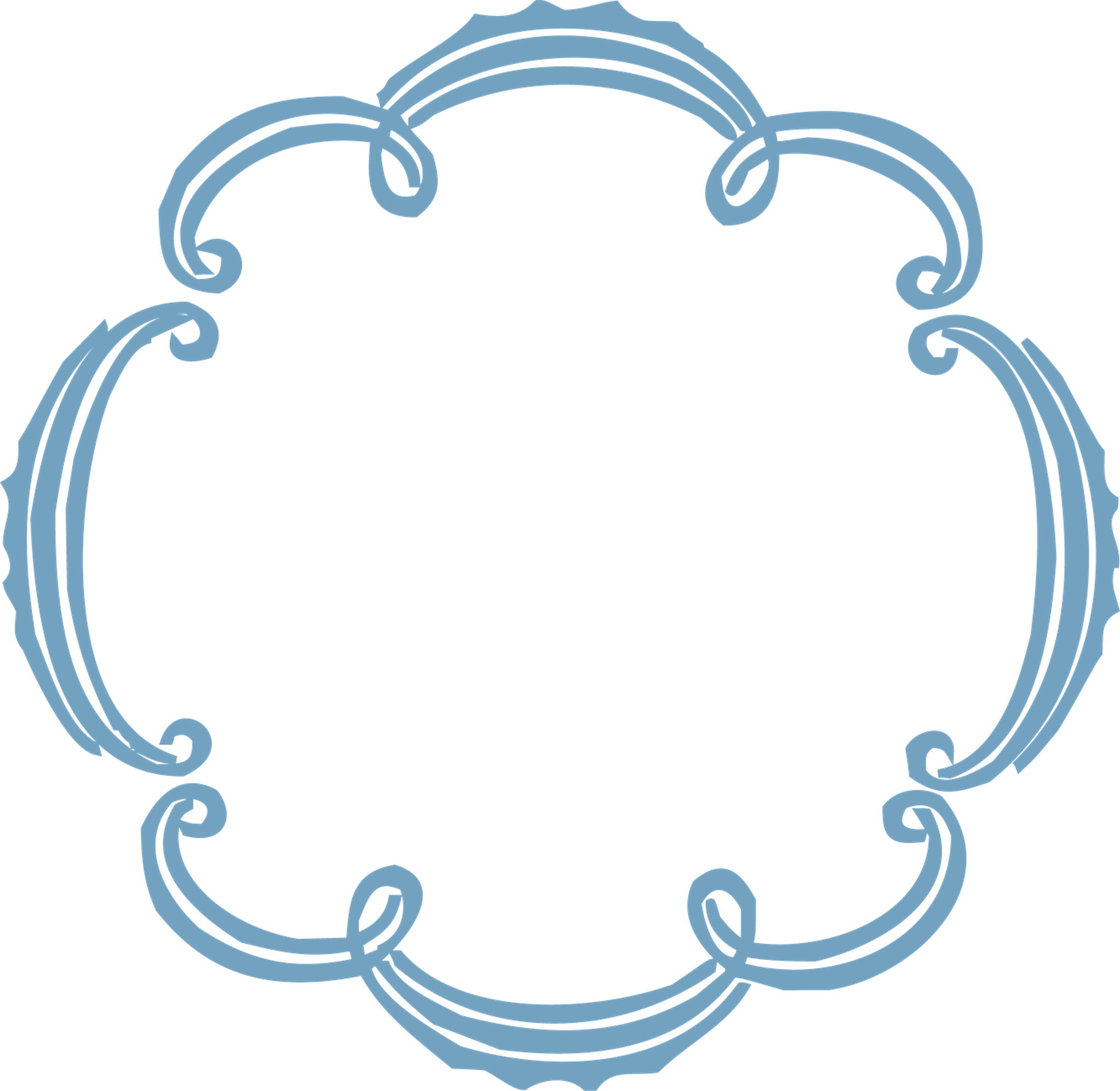 Scallop Frame