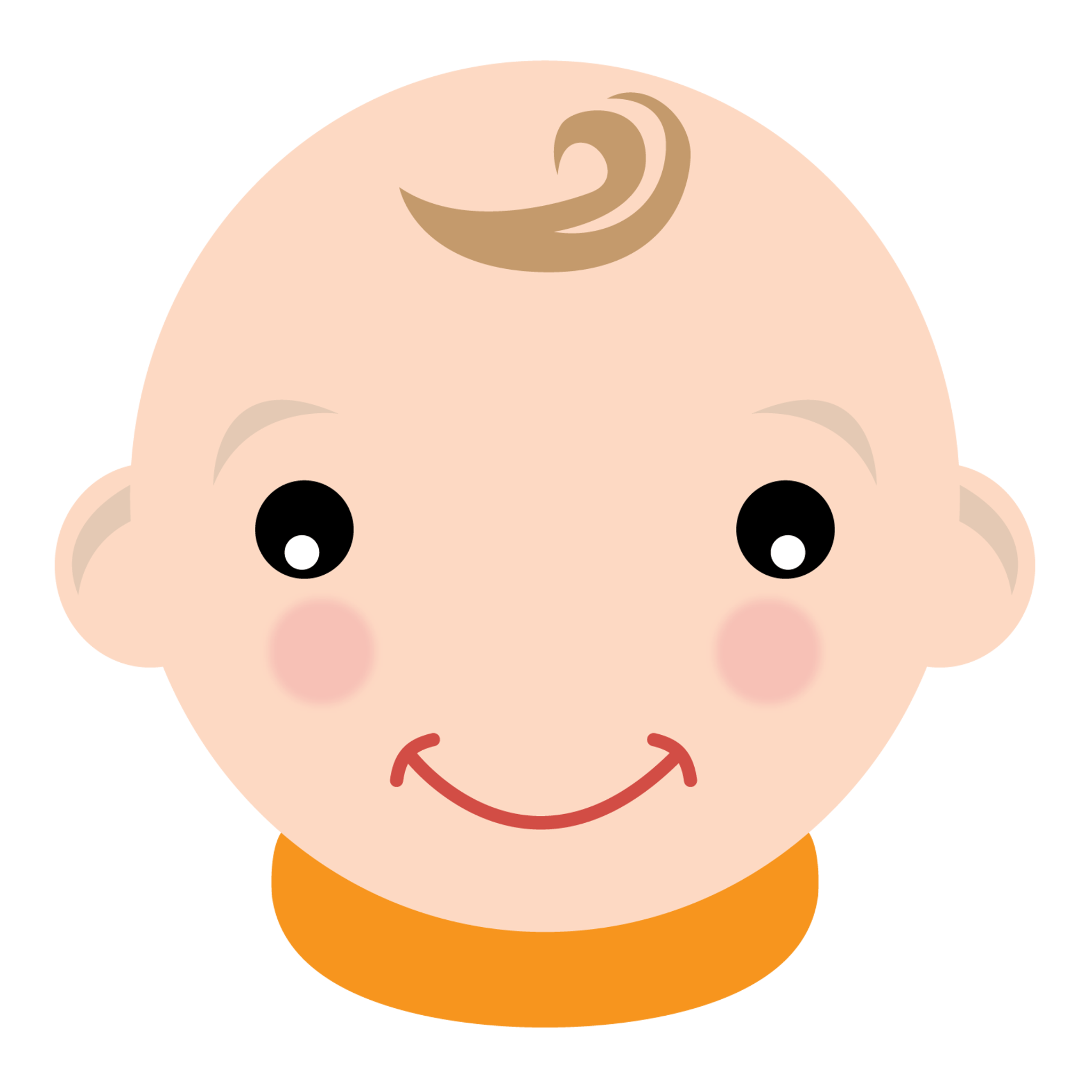 Cute BabyBoy Orange