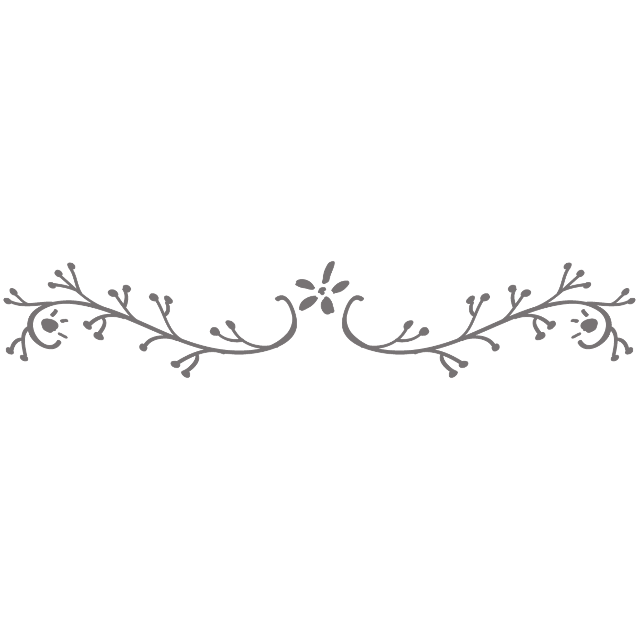 Floral half Border 2
