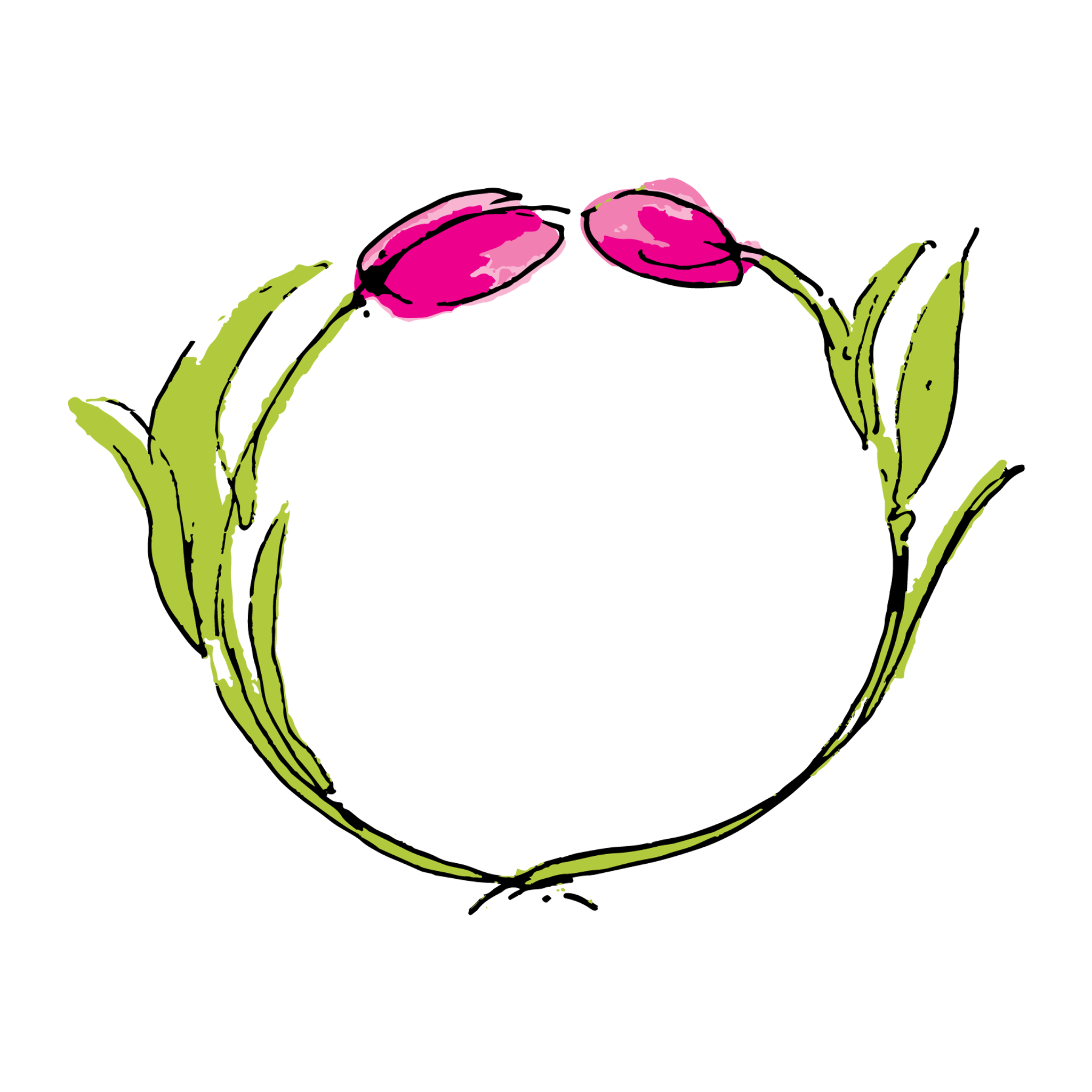 Tulip Flower Frame