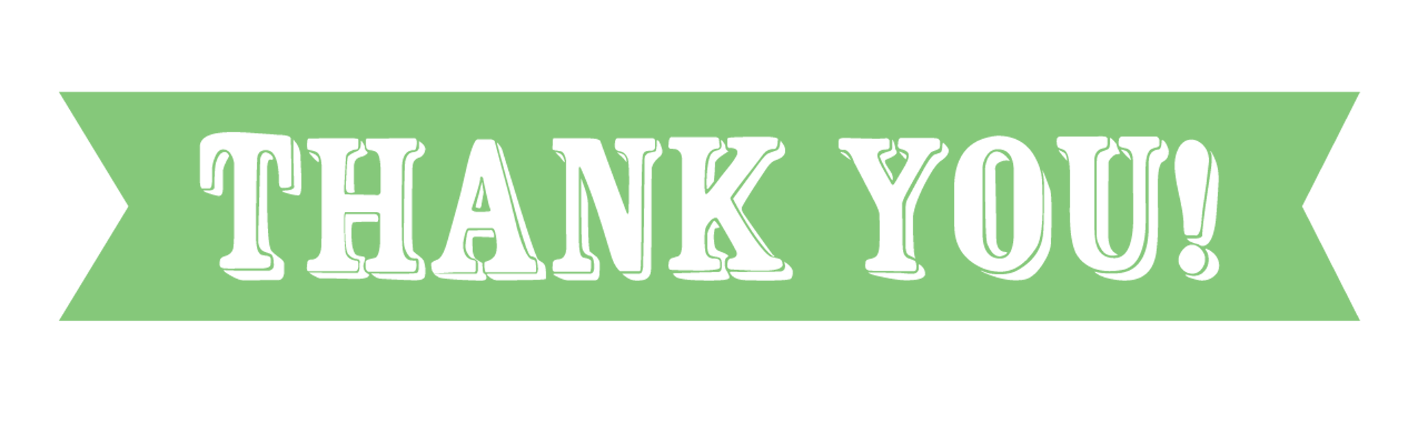 Thank You Banner