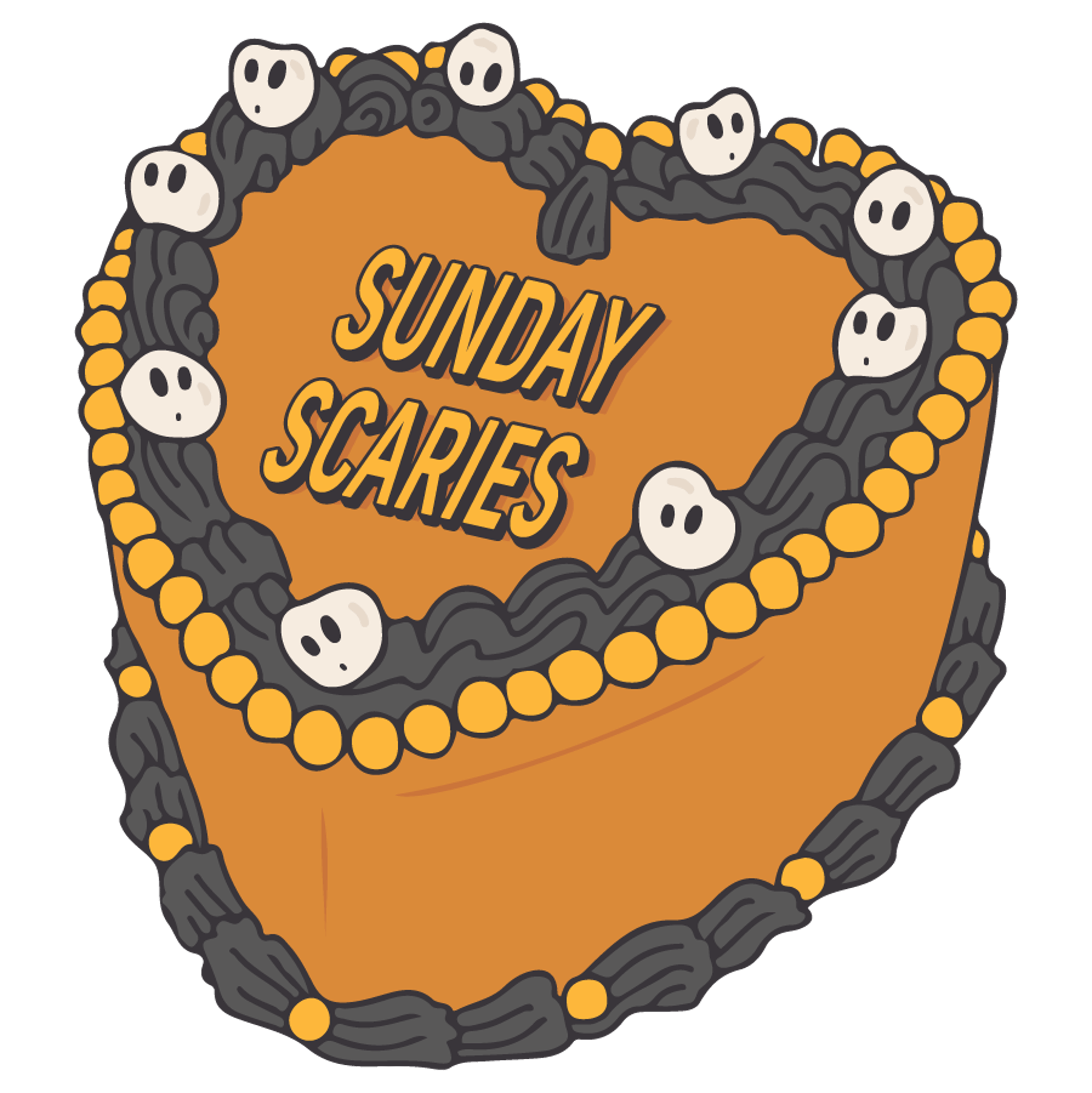 Halloween - Sunday Scaries Cake