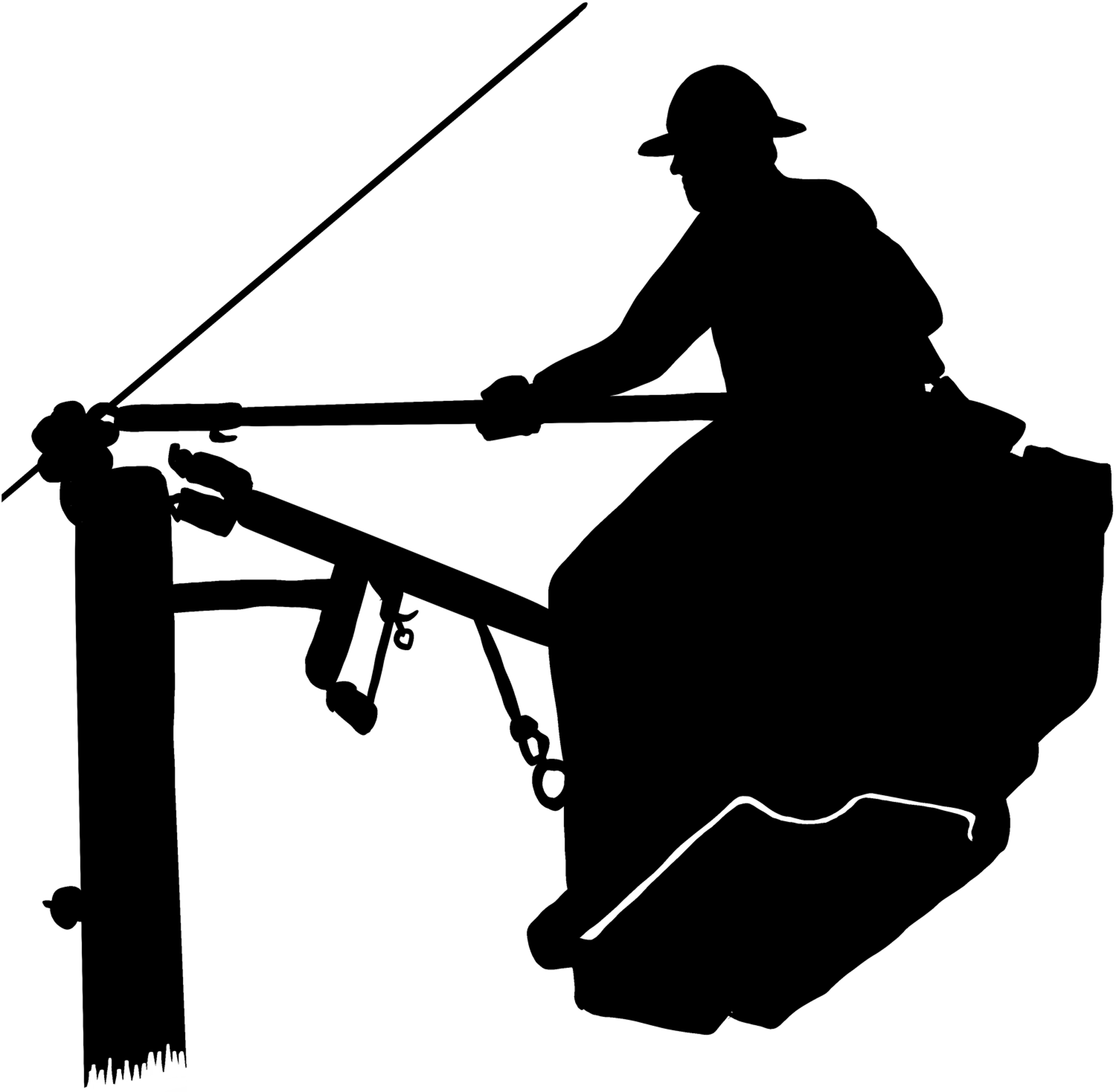 Linemen Silhouette 4