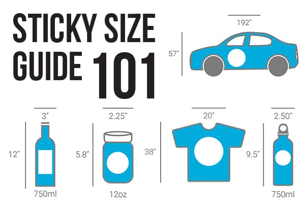 Sticky Size Guide 101: Recommended Sizes