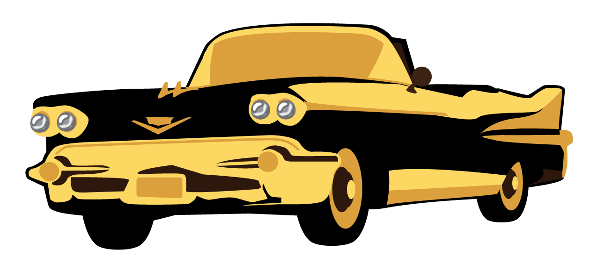 Yellow Vintage Car