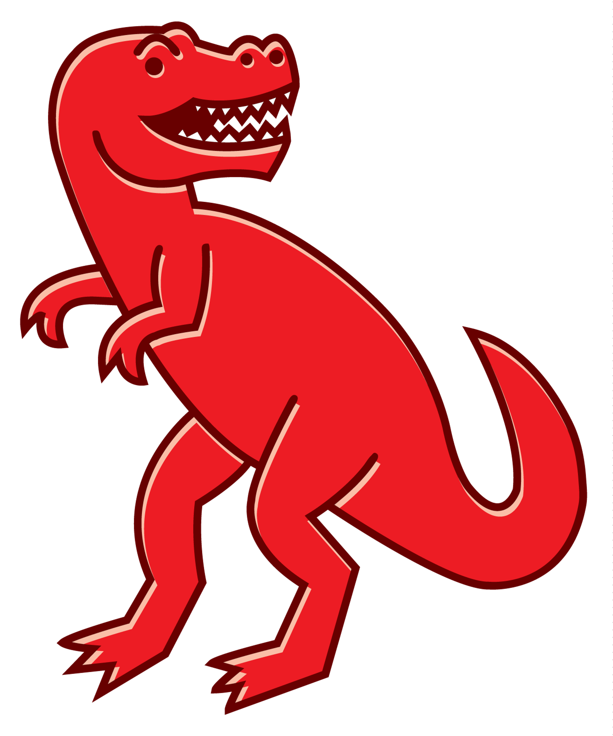 Red T-Rex Dinosaur