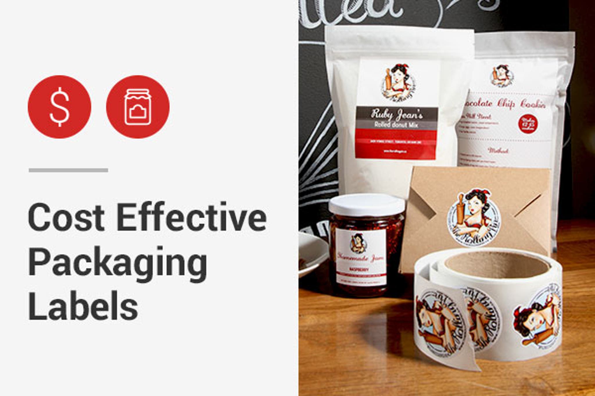 Cost-Effective Roll Labels for Custom Packaging