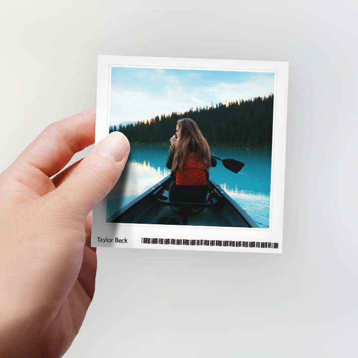4" Photo Sticker Singles