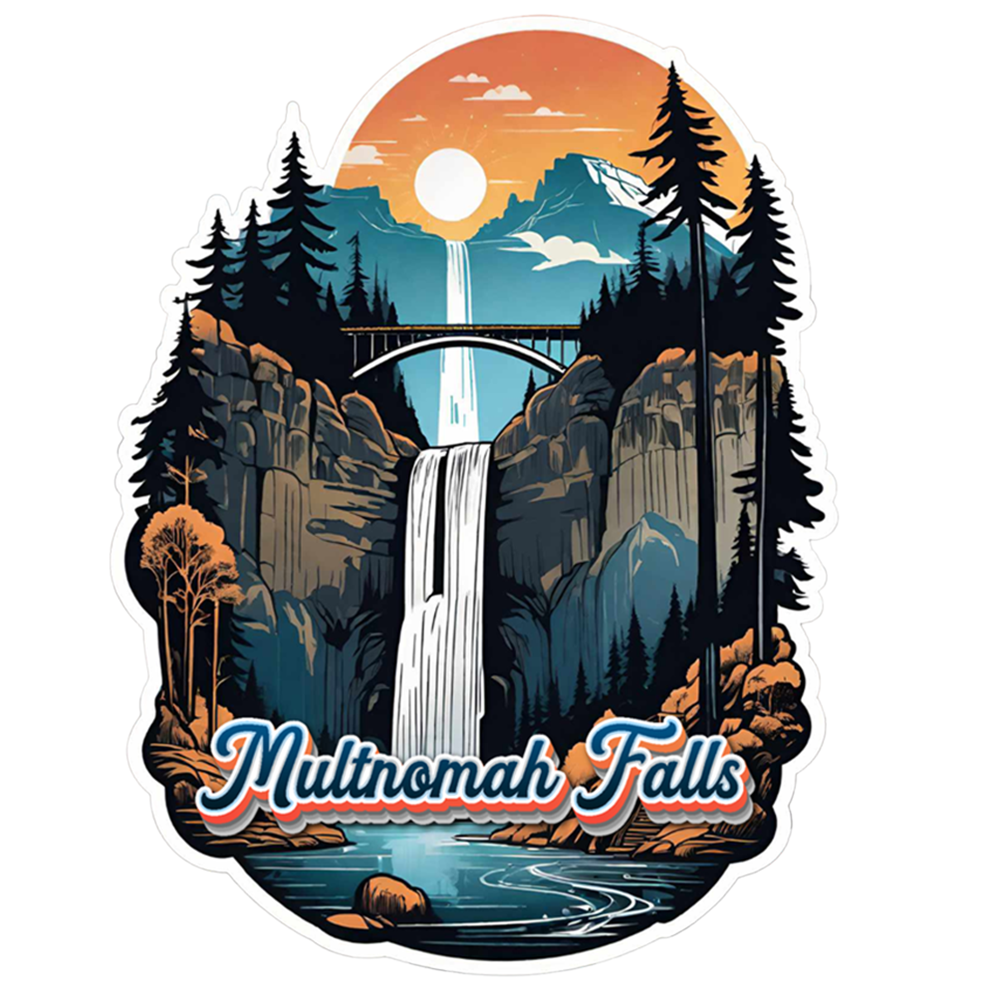 Oregon, Multnomah Falls