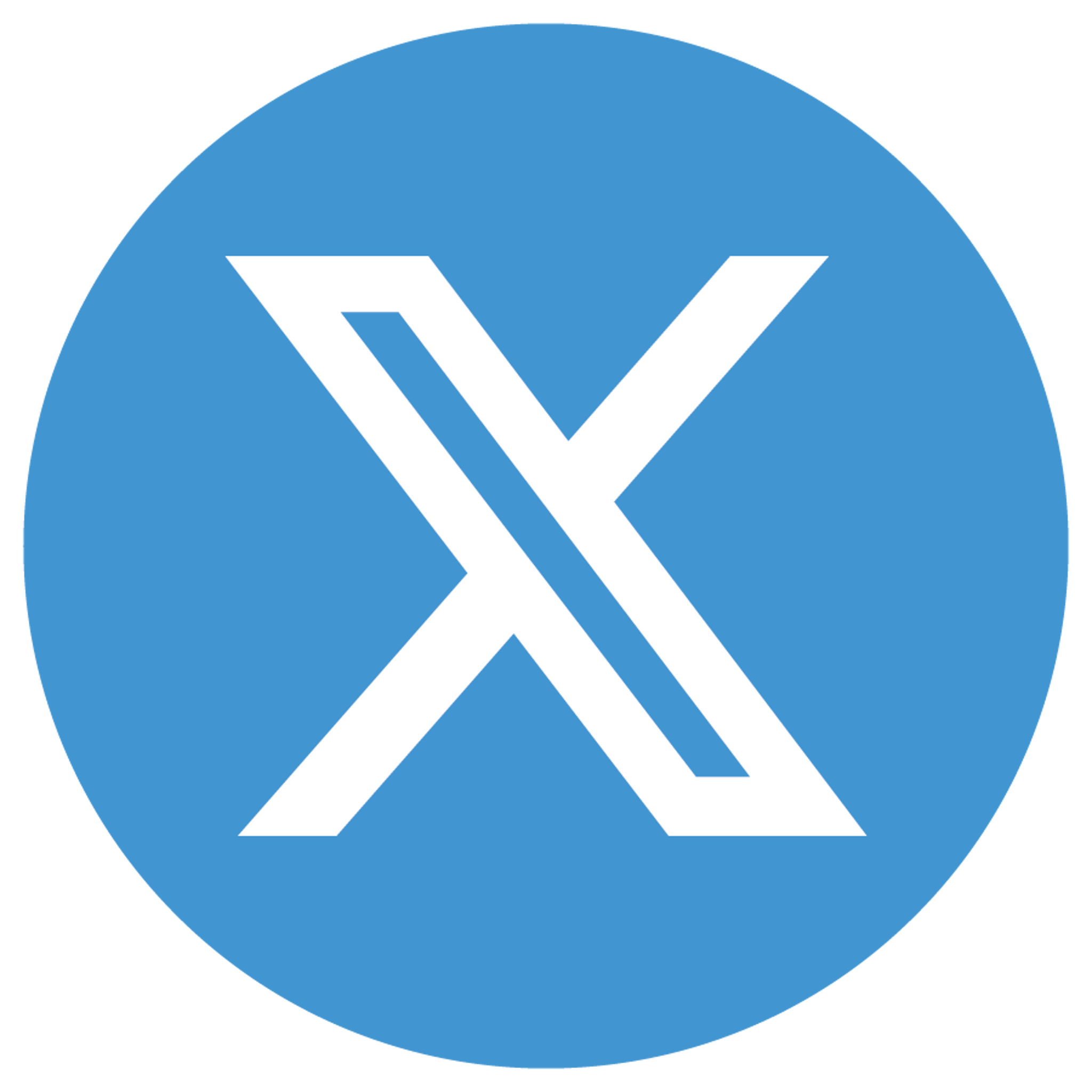 X Blue Circle