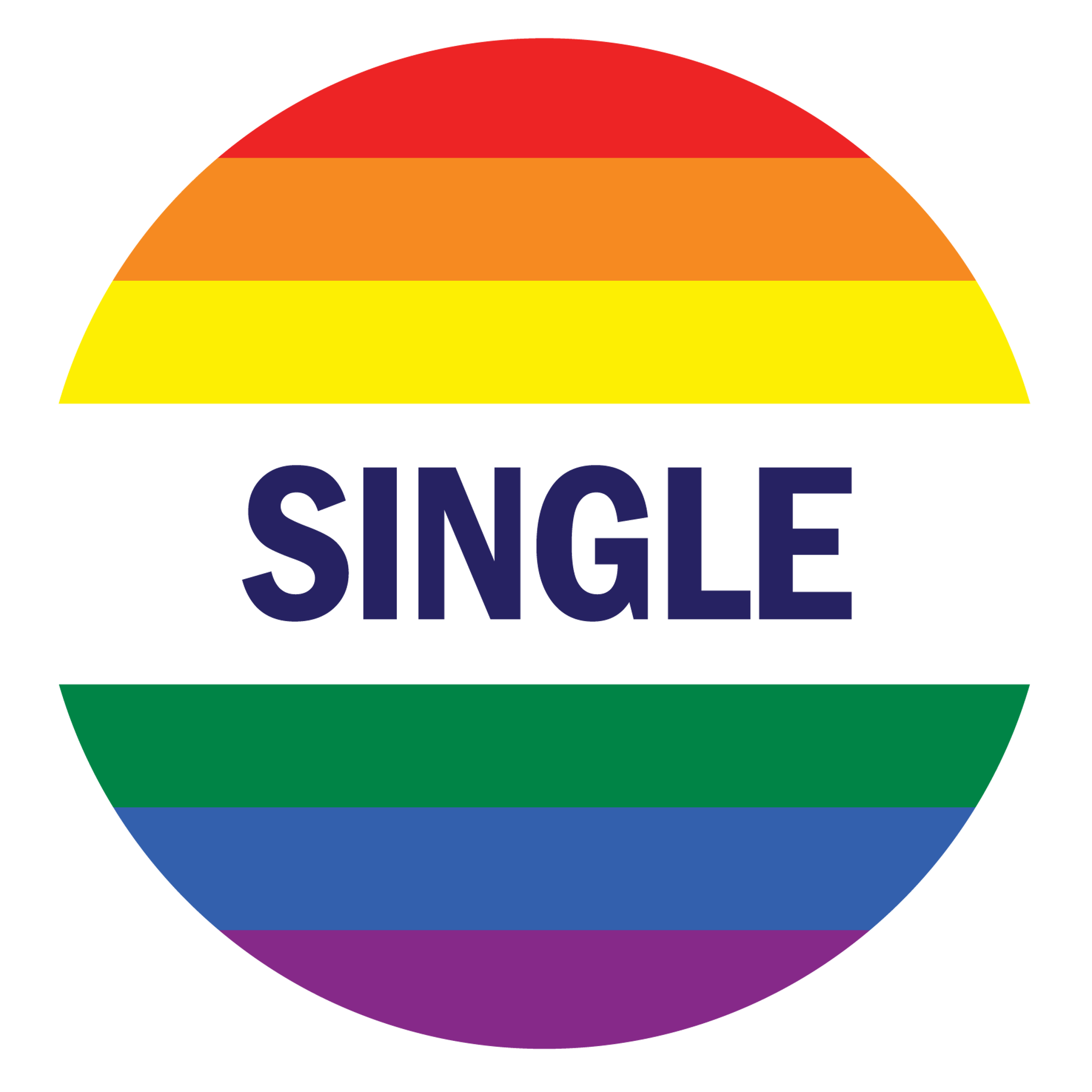Rainbow Single Pride