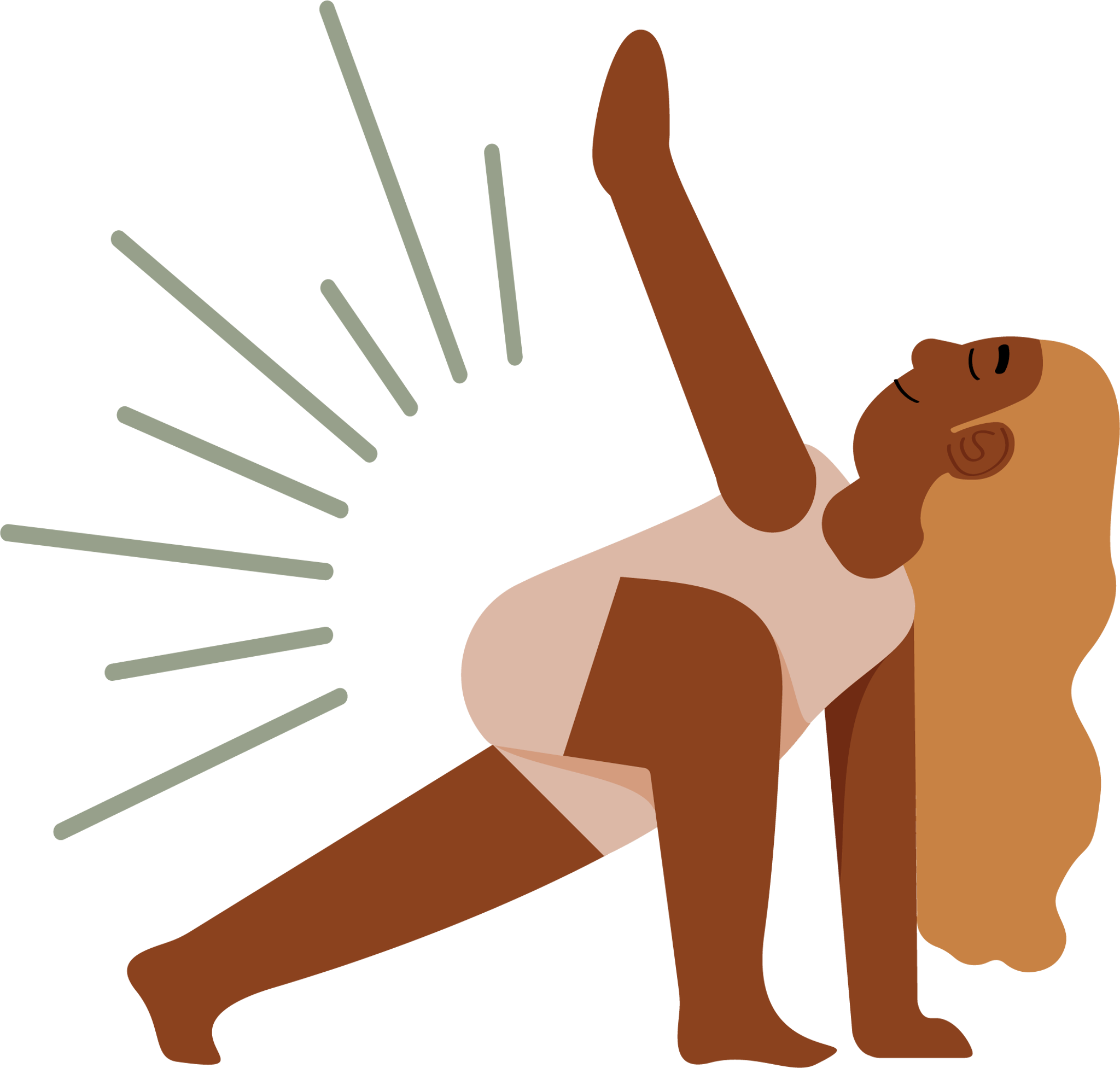 Woman Side Stretch Pose