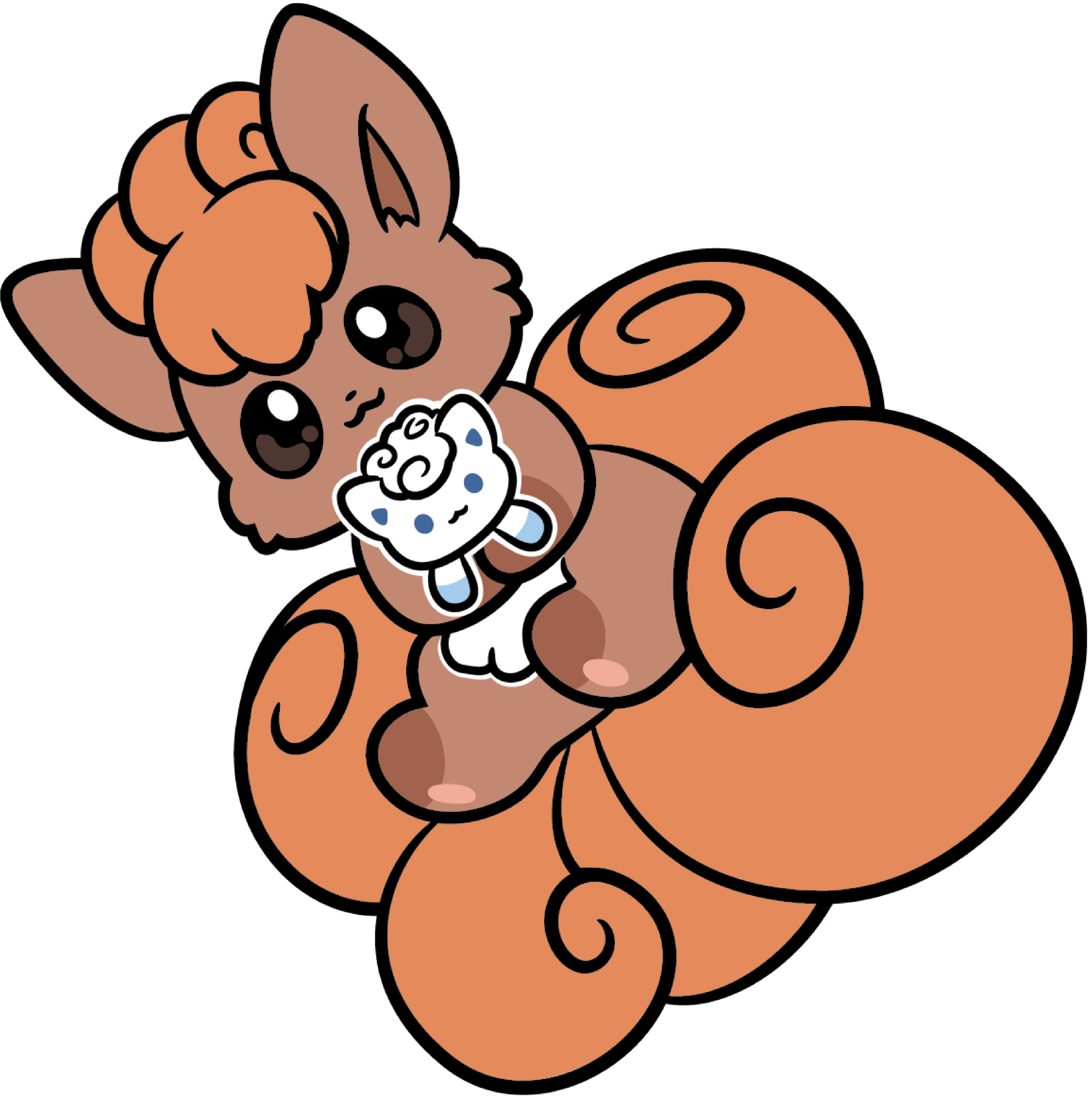 Cute Pokemon Anime Vulpix