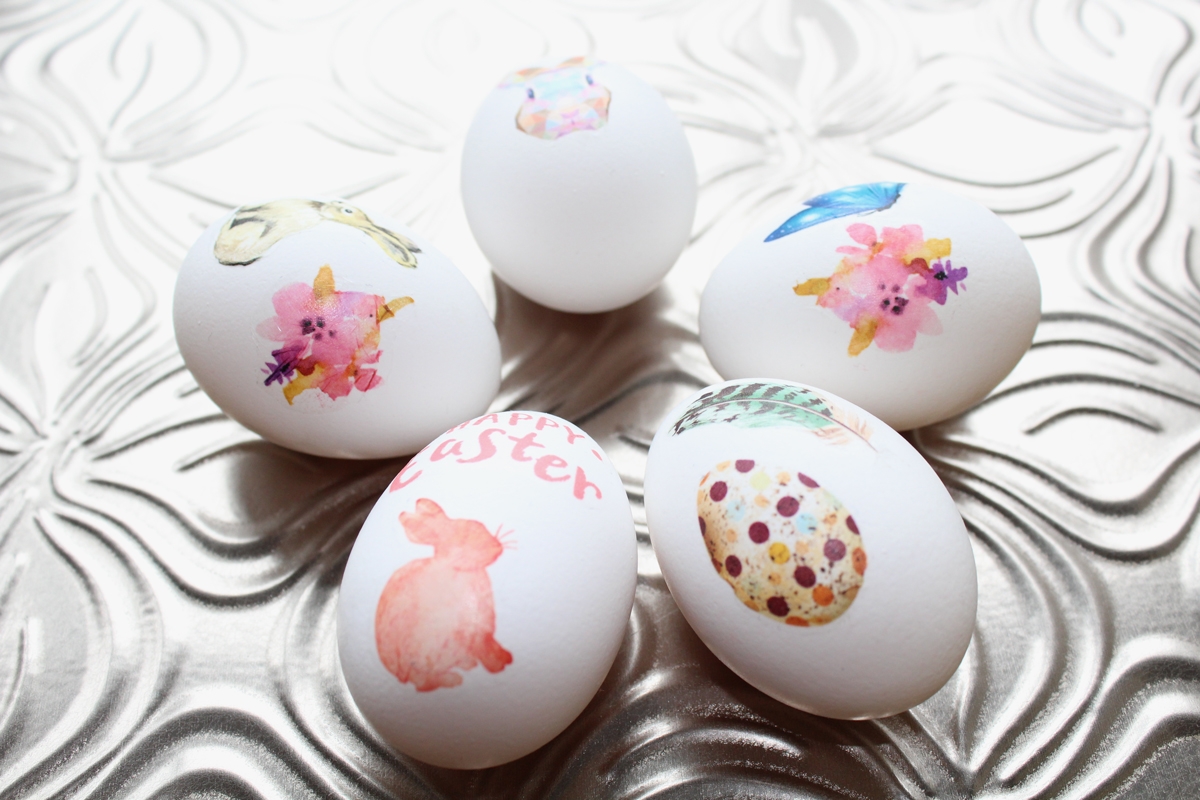 Custom temporary tattoo Easter eggs