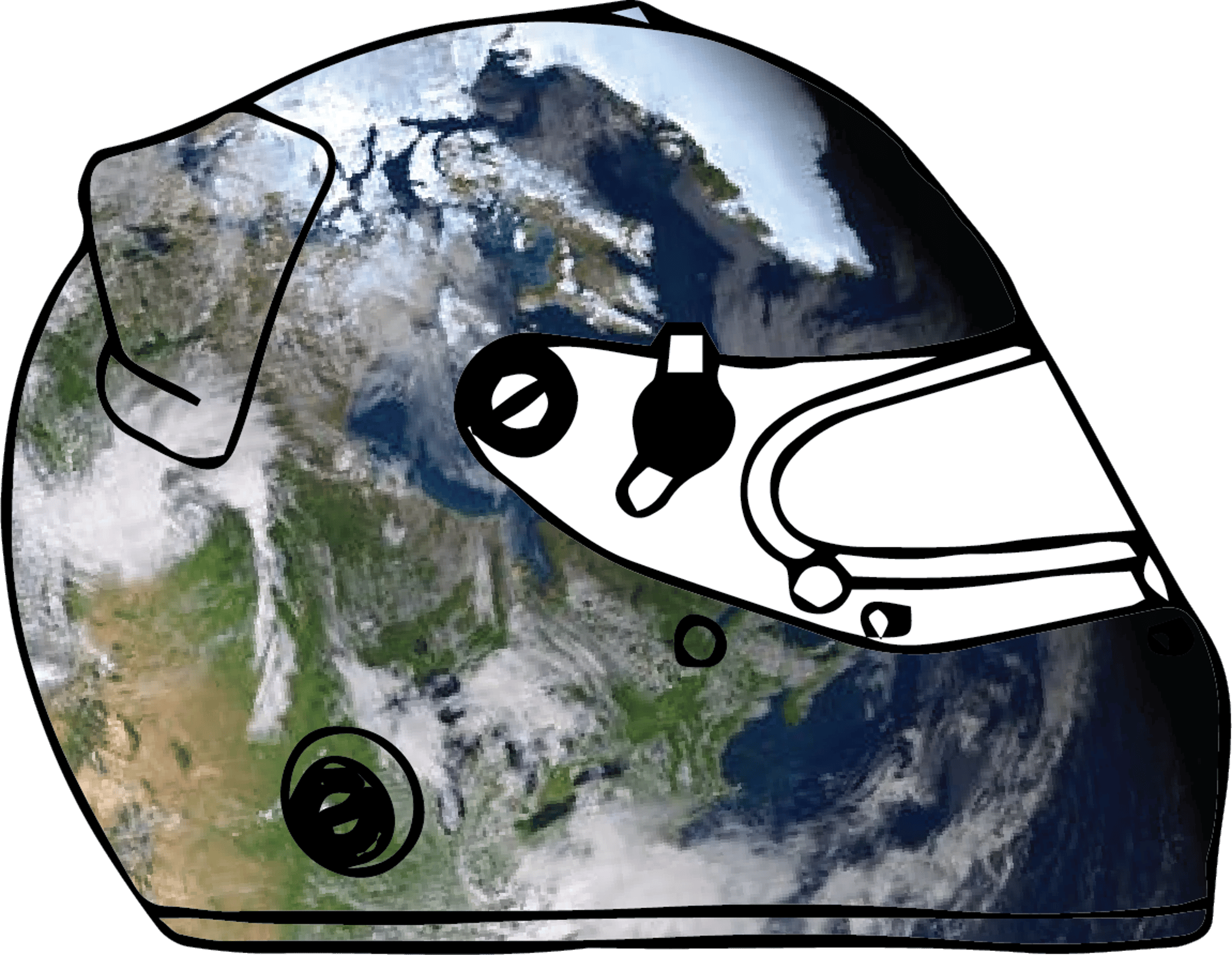 F1 Earth Helmet