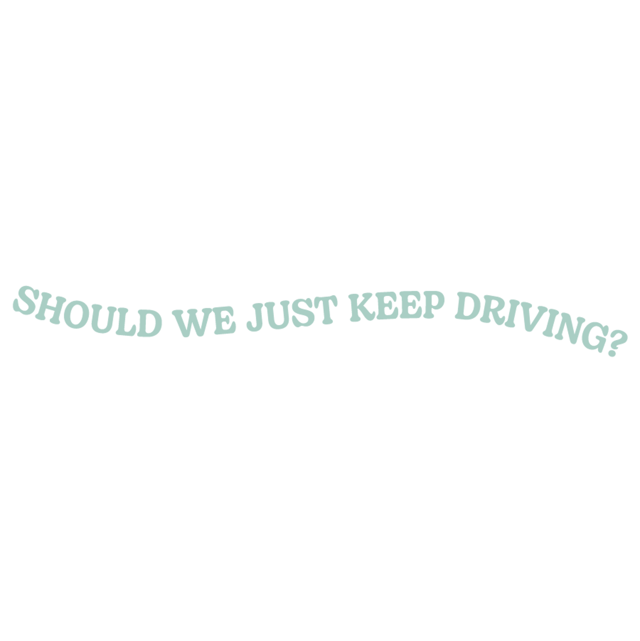 Harry Styles Should We Just Keep Driving