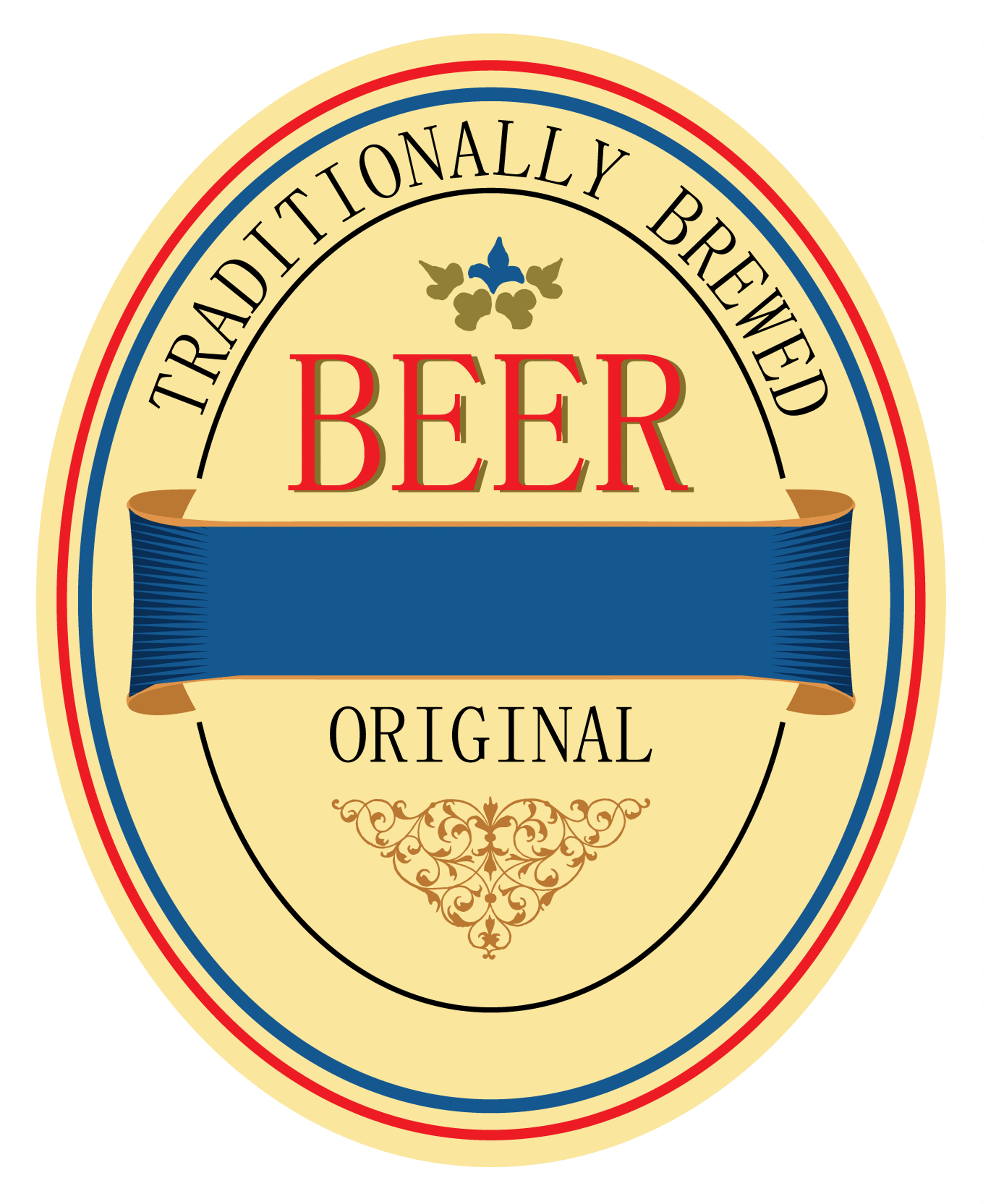 Traditional Beer Label