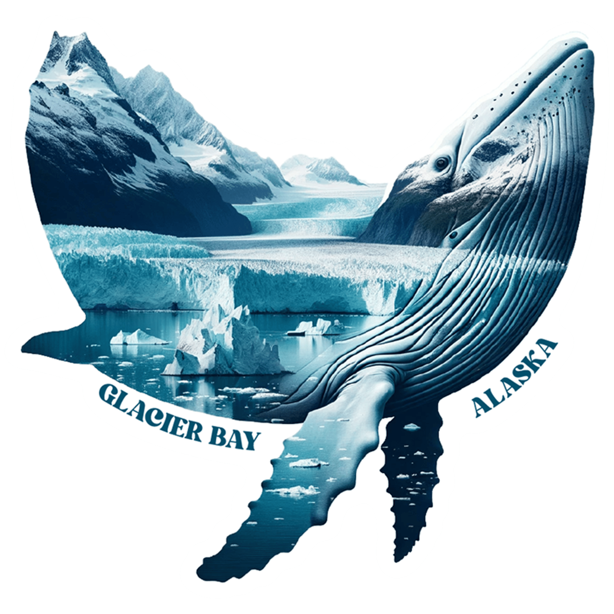 Alaska, Whale Glacier Bay National Park
