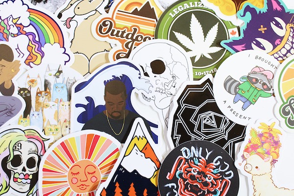 Collage of different die-cut singles